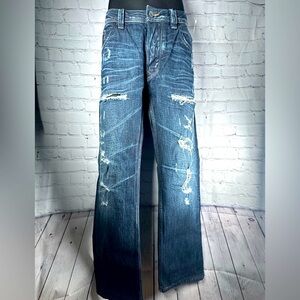 Diesel LARKEE Jeans W34 L32 | Distressed Straight Fit